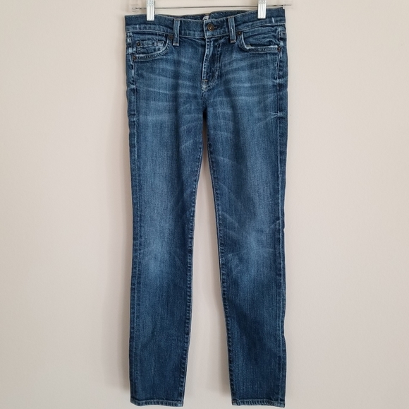 7 FOR ALL MANKIND ORGANIC COTTON SUPER SKINNY JEAN - Picture 4 of 9